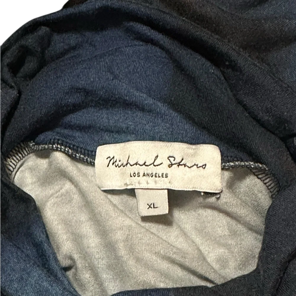 Michael Stars Clara Turtle neck long sleeve blouse size XL - Picture 3 of 7